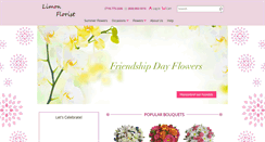 Desktop Screenshot of limonflorist.com